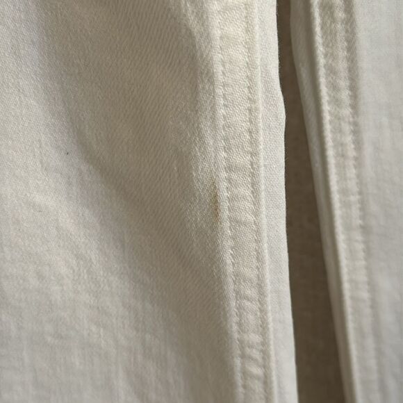 J Crew Wide-leg denim trouser in white Womens Size 32 White - Picture 11 of 12